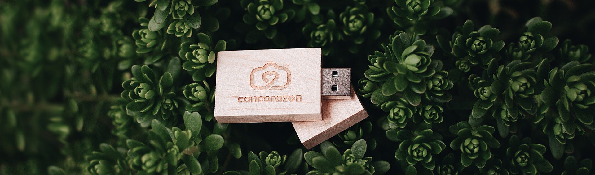 Concorazon Clé USB en Bamboo